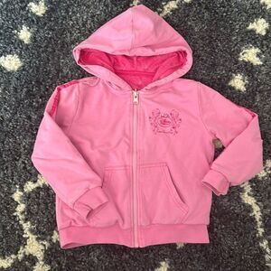 Disney Reversible Girls Zip Up Hoodie